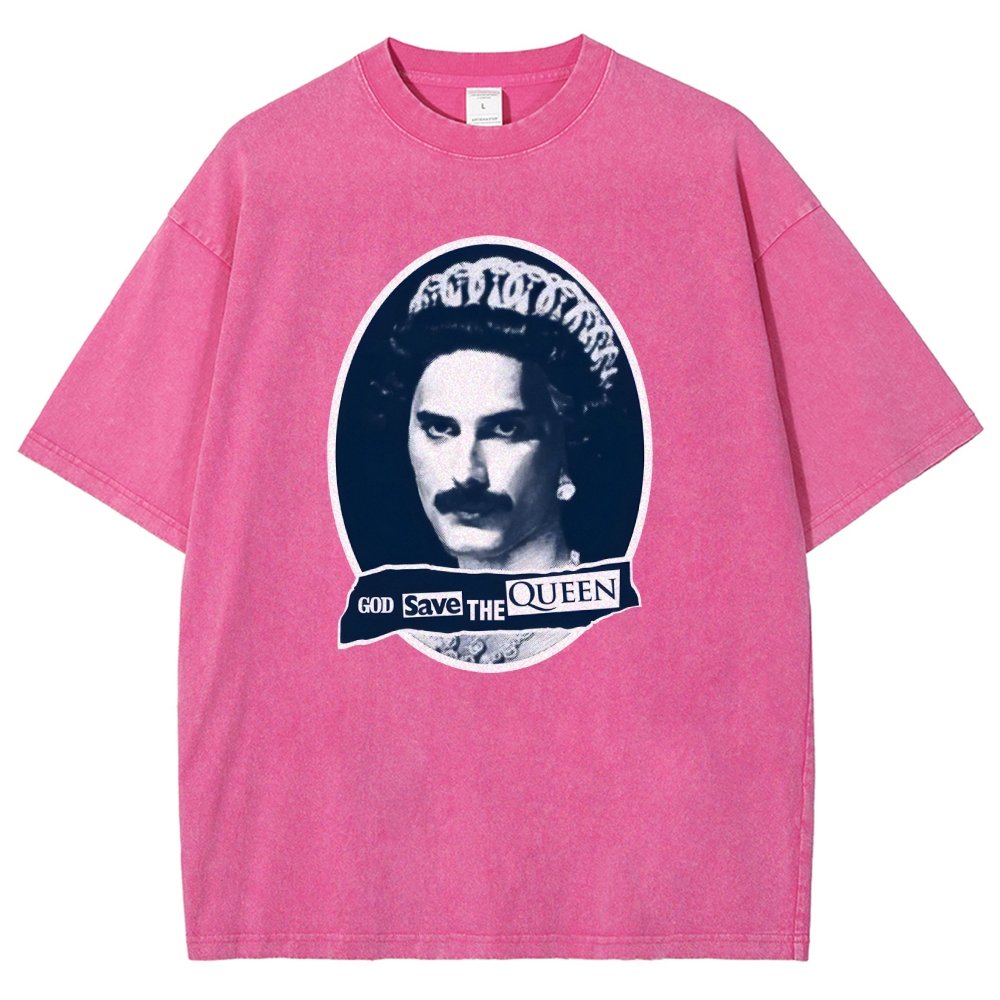 God Save The Queen Vintage Distressed T-shirt