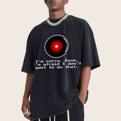 An Introvert's Odyssey I‘m sorry dave Vintage Distressed T-shirt