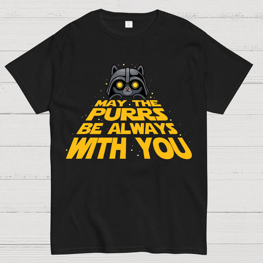 May The Purrs Be With You Geek T-Shirt