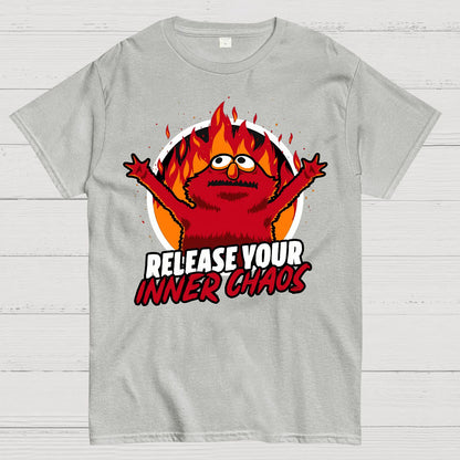Chaos Puppet Fire Geek T-Shirt