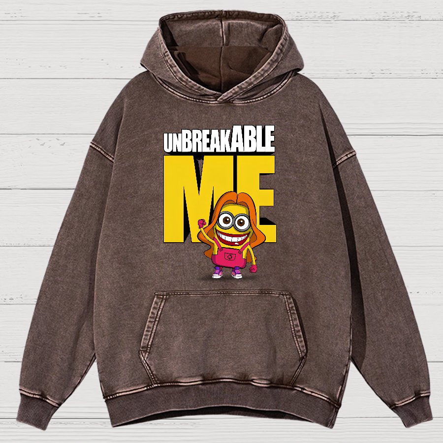 The Indestructible Me Vintage Distressed Hoodie