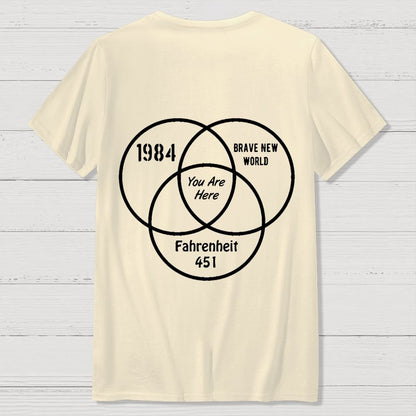 You Are Here Front And Back Printing Geek T-Shirt