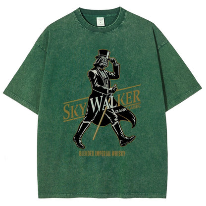 Keep Sky Walking Vintage Distressed T-shirt