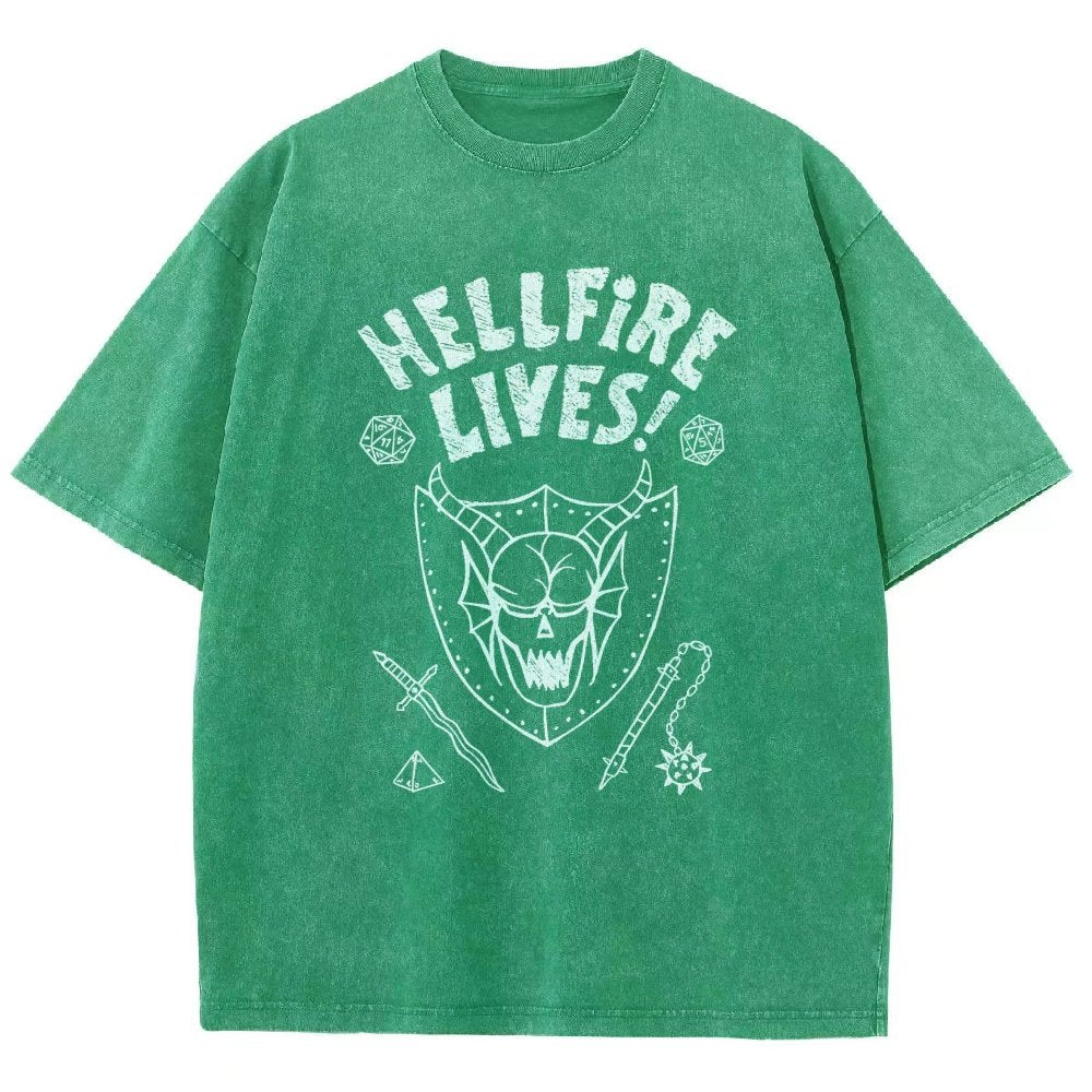 Hellfire Lives Vintage Distressed T-shirt