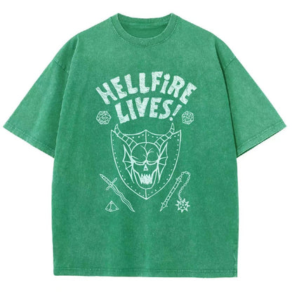 Hellfire Lives Vintage Distressed T-shirt