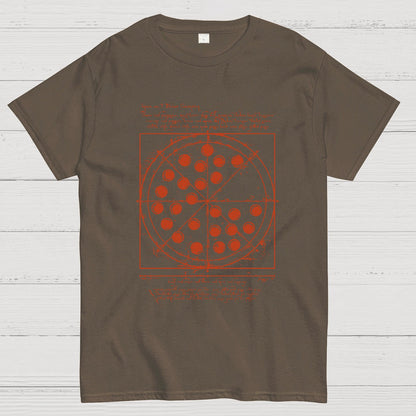 Vitruvian Pizza Geek T-Shirt