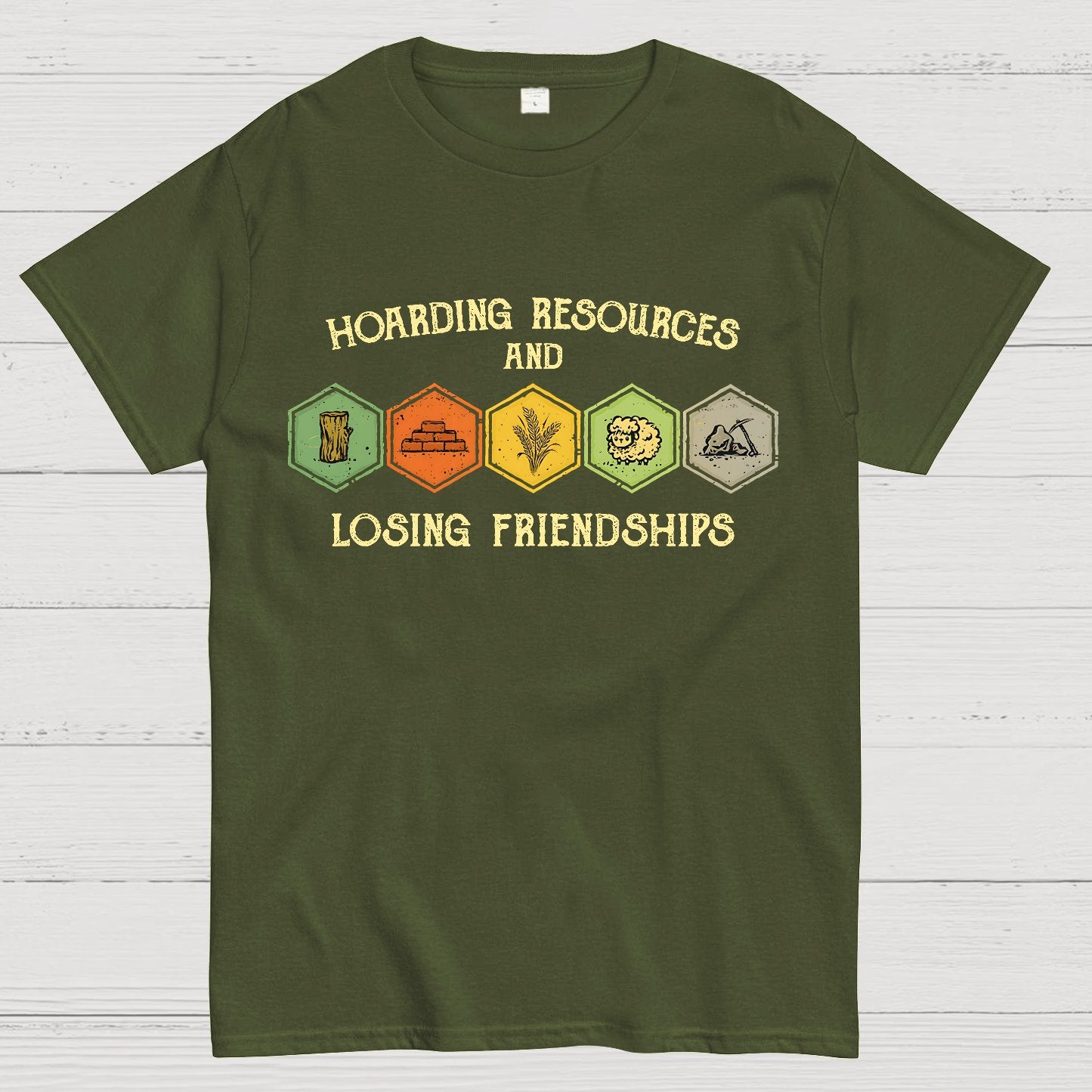 Hoarding Resources And Losing Friends Geek T-Shirt