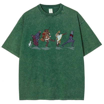 Walking Toward the Grail Vintage Distressed T-shirt