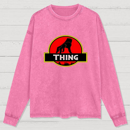 Thing Washed Long Sleeve Tee