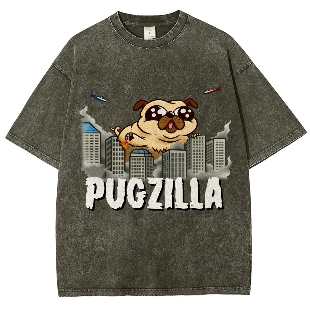 Pugzilla Vintage Distressed T-shirt