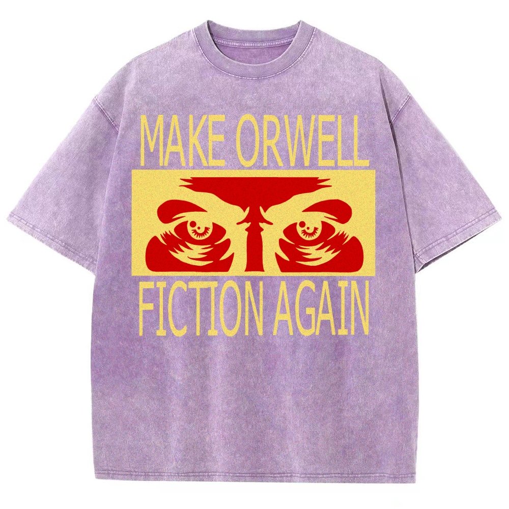 Make Orwell fiction again Vintage Distressed T-shirt