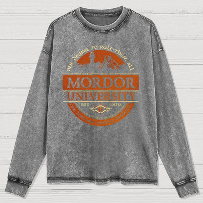 Graduation Is Not An Easy Thing Washed Long Sleeve Tee