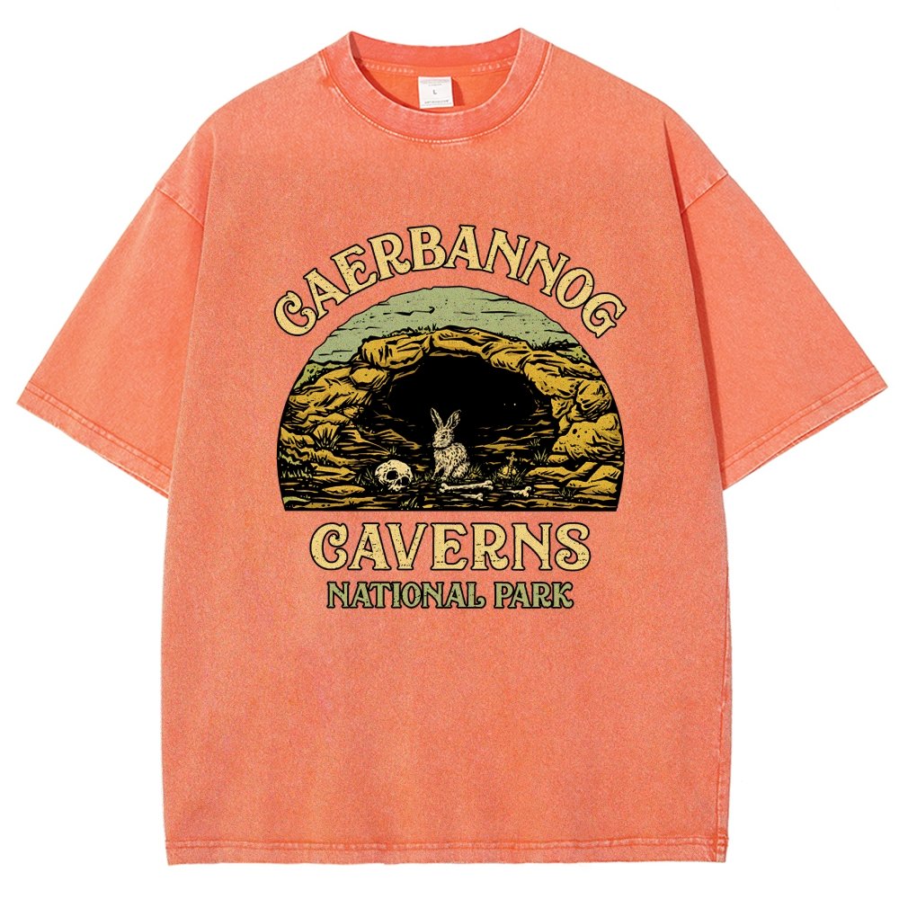Mystic Caverns National Park Vintage Distressed T-shirt