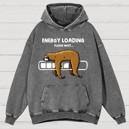 Energy Loading Vintage Distressed Hoodie