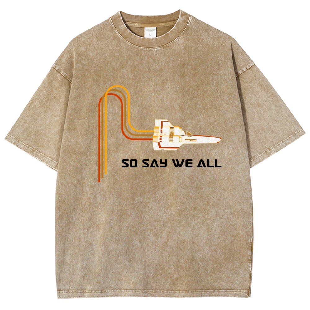So Say We All Vintage Distressed T-shirt