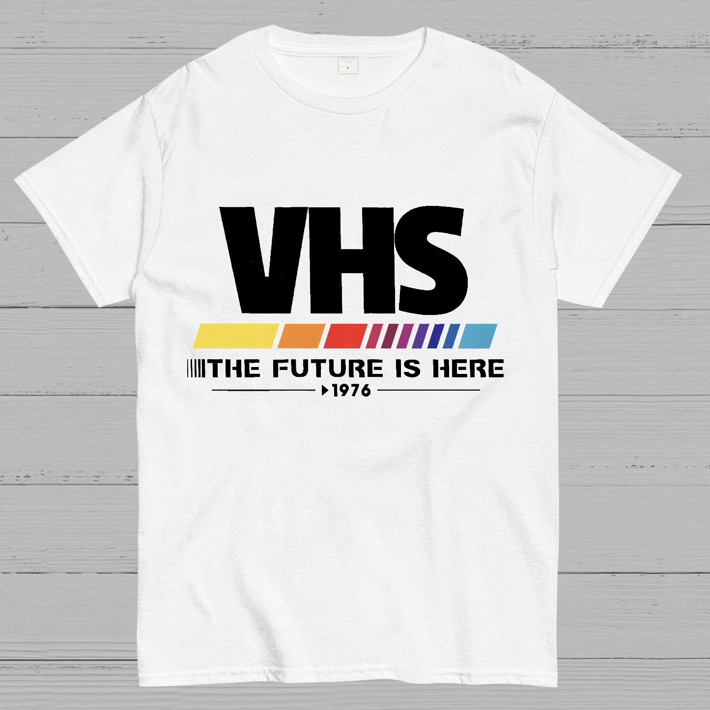 VHS - Video Homepage System The Future is Now Geeky T-Shirt