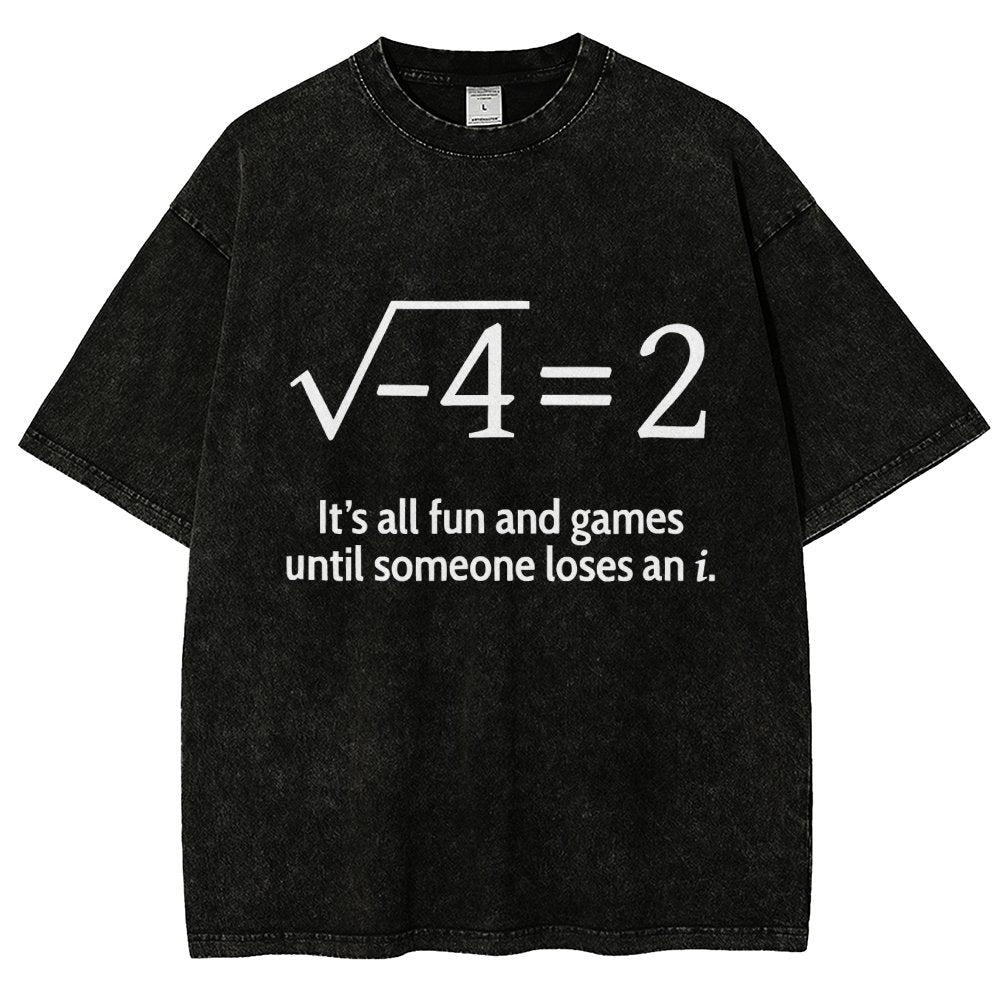 Funny Math Kids Shirt Vintage Distressed T-shirt