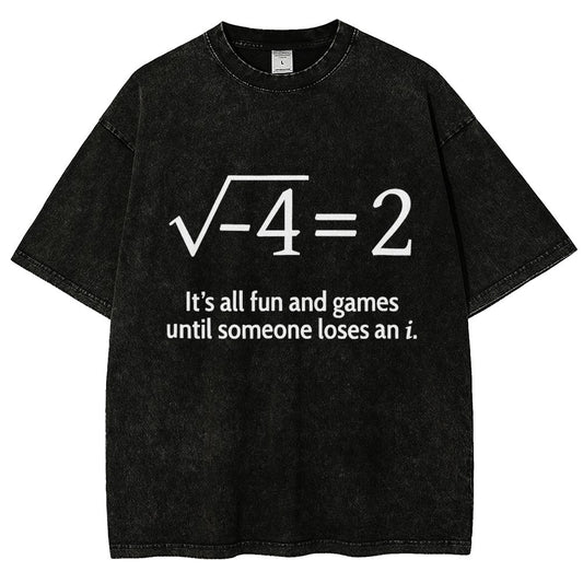 Funny Math Kids Shirt Vintage Distressed T-shirt