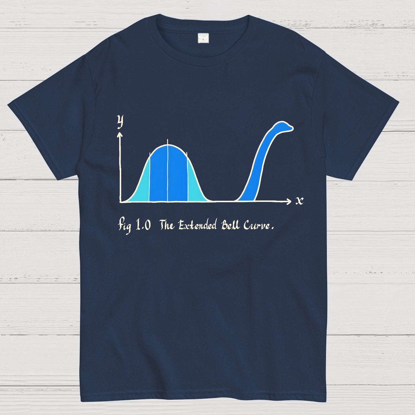 The Extended Bell Curve Geek T-Shirt