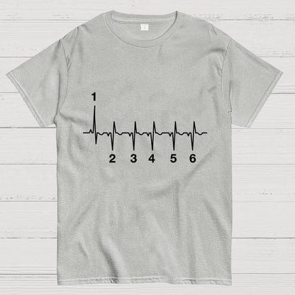 Motorcycle Motorcyclist Heartbeat Geek T-Shirt