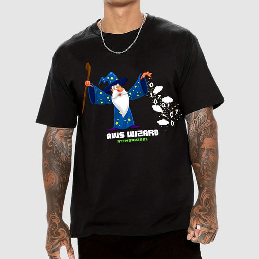 AWS Wizard , Sysadmin Geek T-Shirt