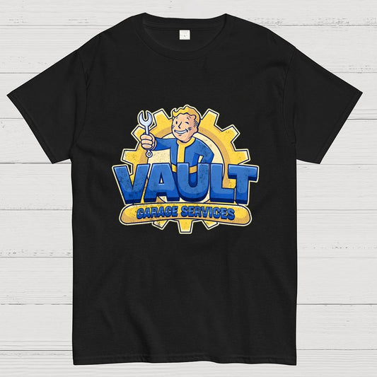 The Vault Garage Services Geek T-Shirt
