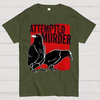 Attempted Murder Crow Geek T-Shirt