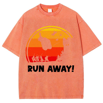 Run Away Vintage Distressed T-shirt