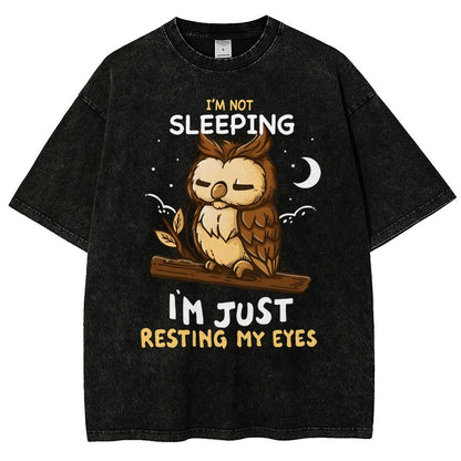 Just Resting My Eyes Vintage Distressed T-shirt
