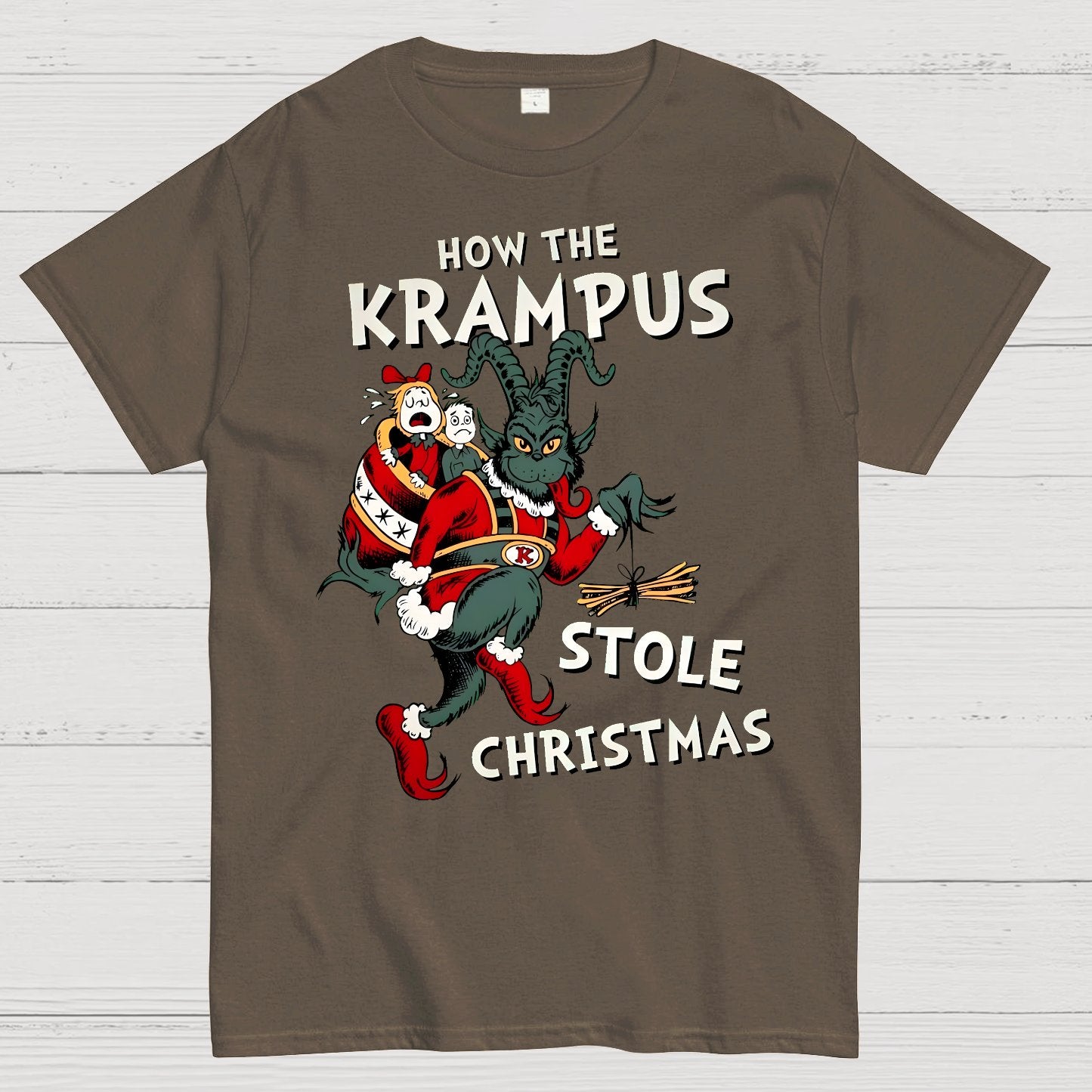 How The Krampus Stole Christmas Geek T-Shirt