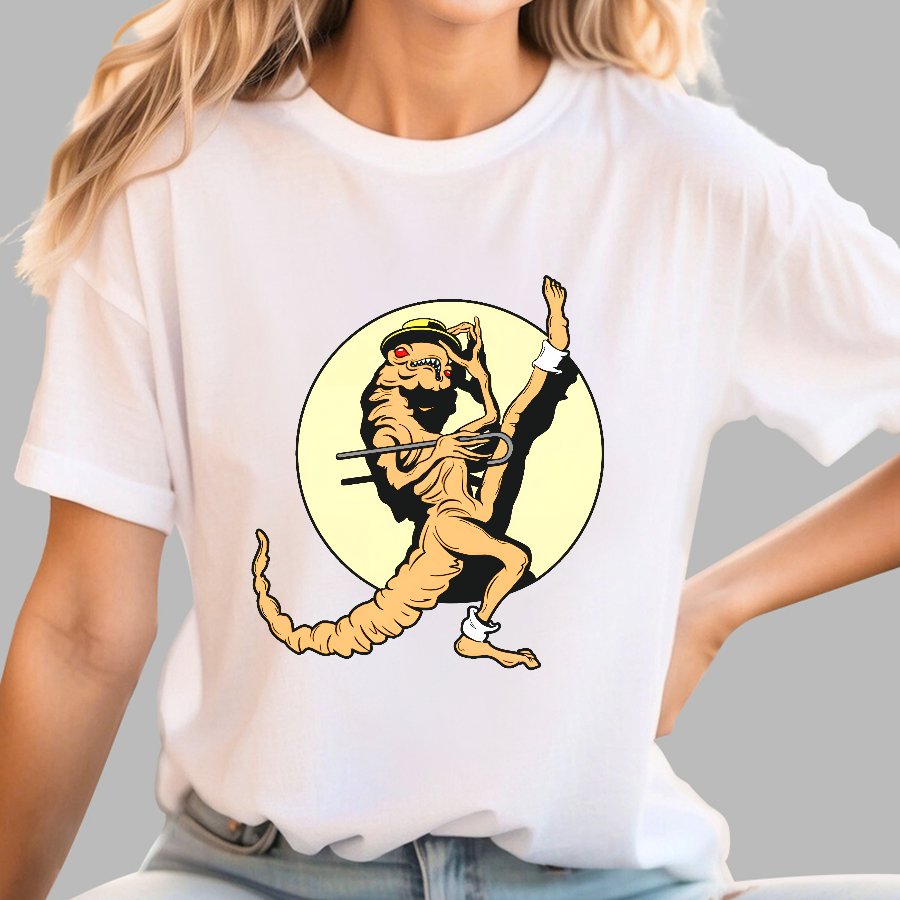 Space Creature Funny Magnet Geek T-Shirt
