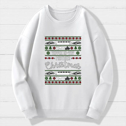 Yippee Ki-Yay Mother Christmas Ugly Geek Cotton Sweatshirt