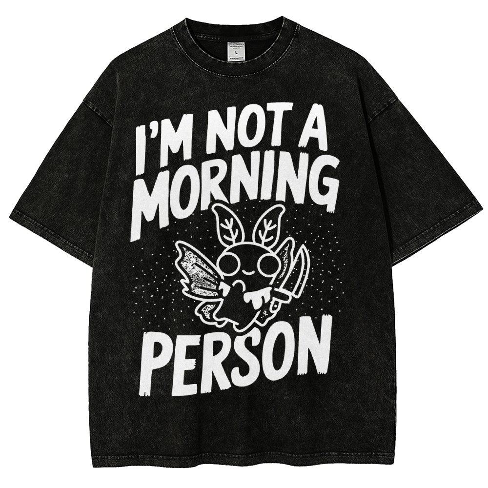 Not a Morning Bug Vintage Distressed T-shirt