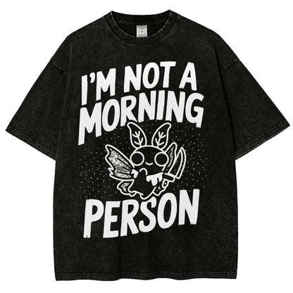 Not a Morning Bug Vintage Distressed T-shirt
