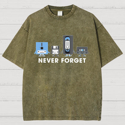 Never Forget Vintage Distressed T-shirt