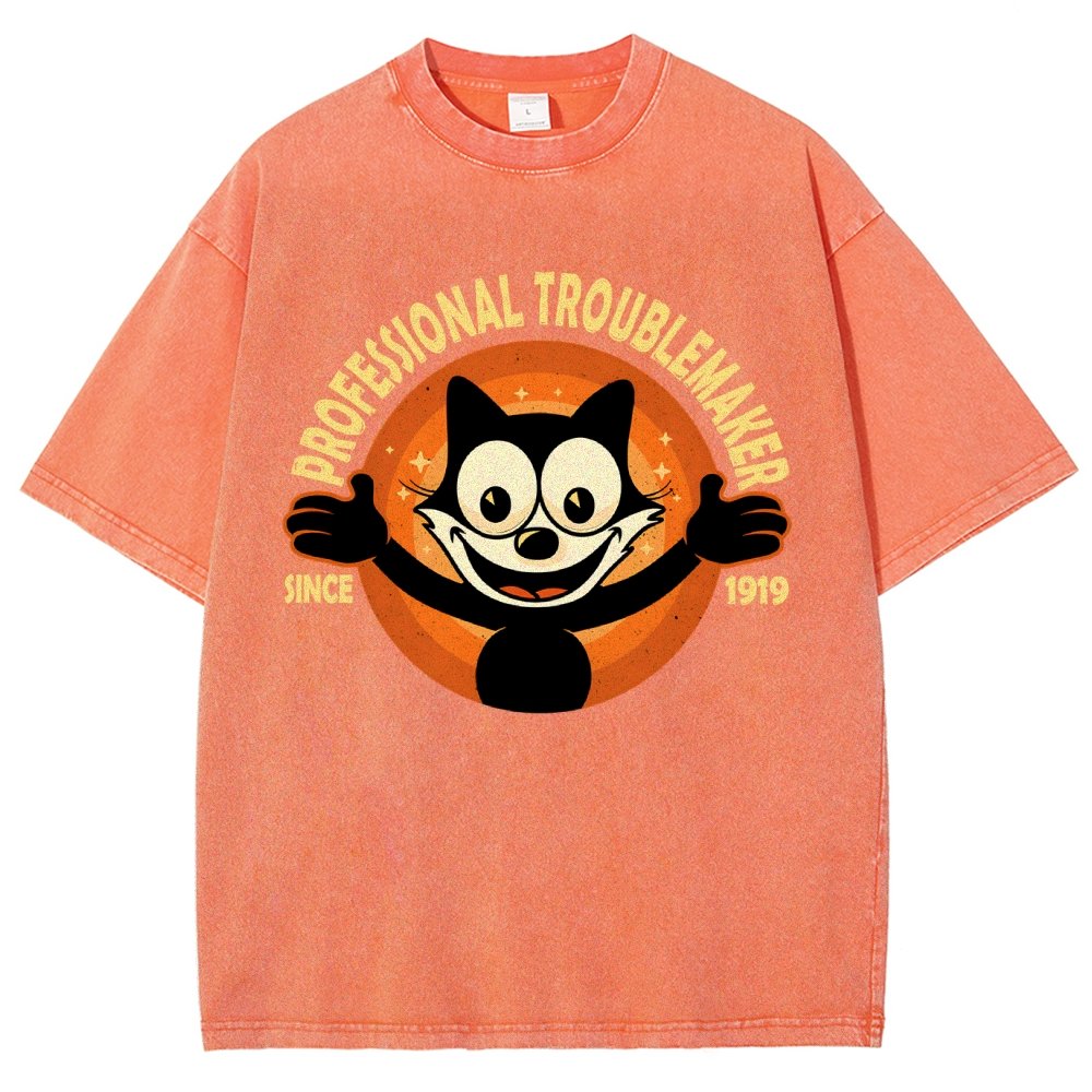 Professional Troublemaker Vintage Distressed T-shirt