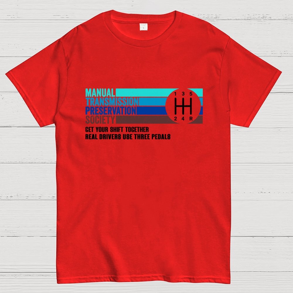 The Manual Transmission Preservation Society Geek T-Shirt