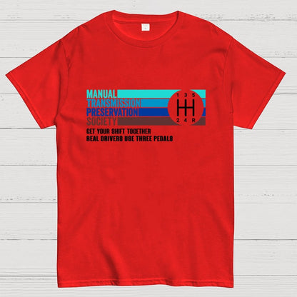 The Manual Transmission Preservation Society Geek T-Shirt