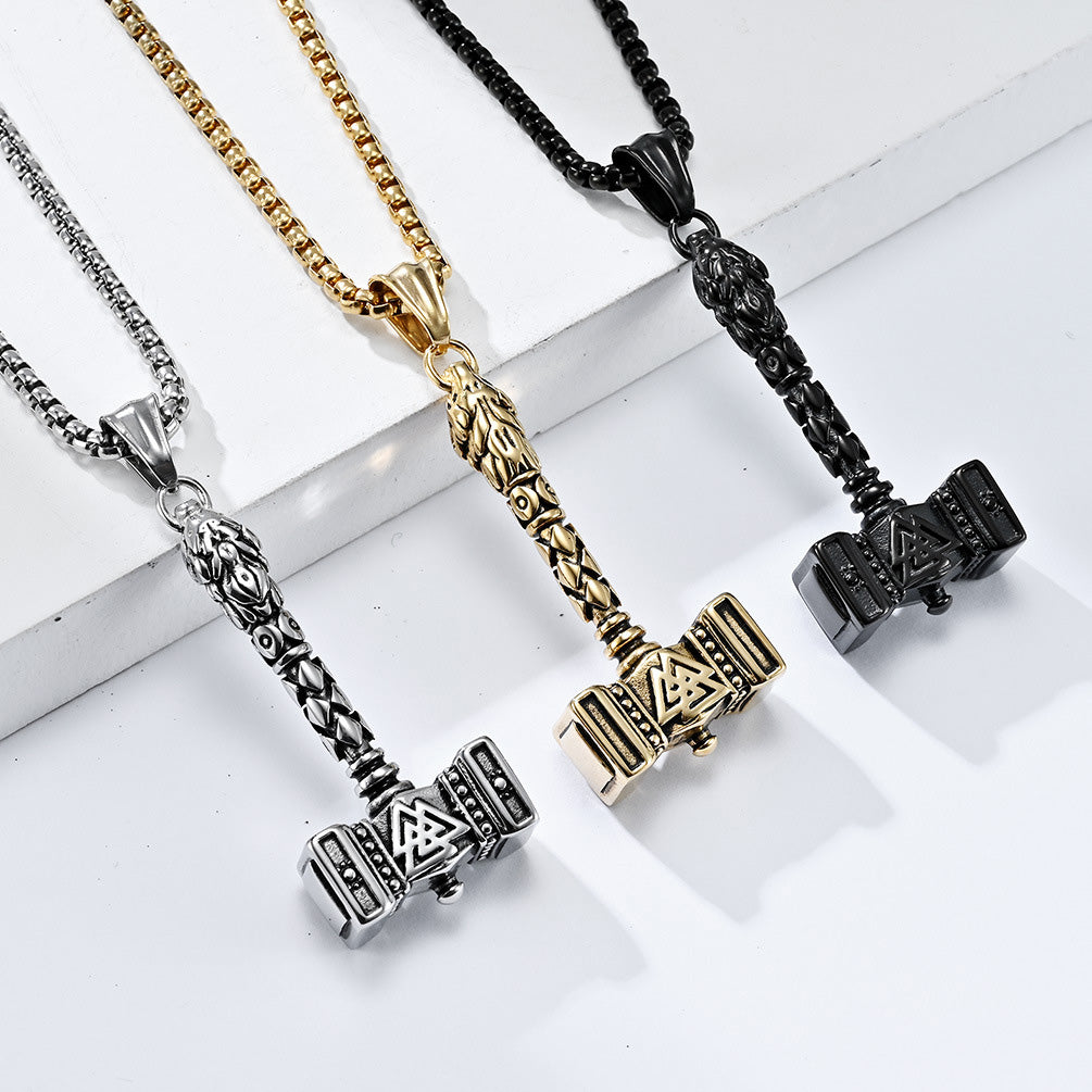 Thor’s Hammer Steel Necklace | Hammer Down Mediocrity
