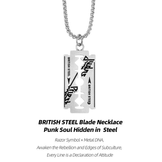 Blade Stainless Steel Necklace | Slash the Boundaries of Mediocrity with Sharp Edges