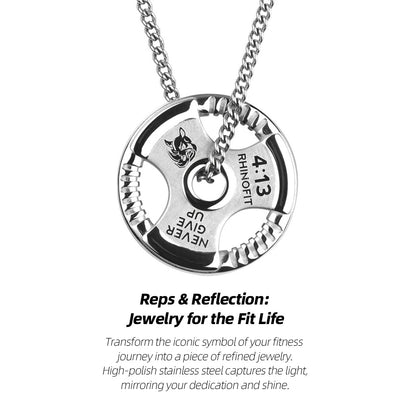 The Weight Plate Necklace | Carry Your Weight and Take On Every Challenge