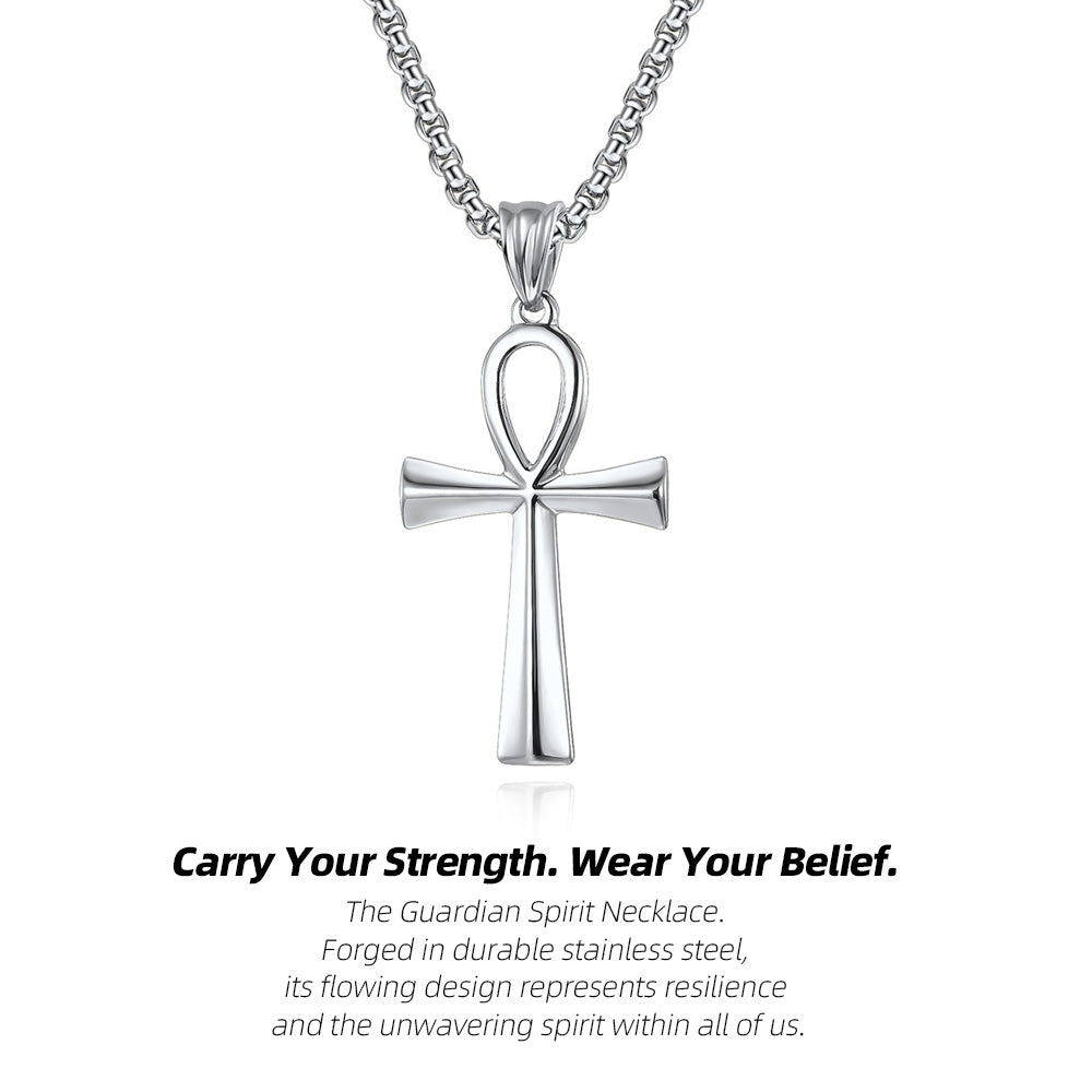 Stainless Steel Cross Necklace | Find Your Center. Embrace Your Faith.