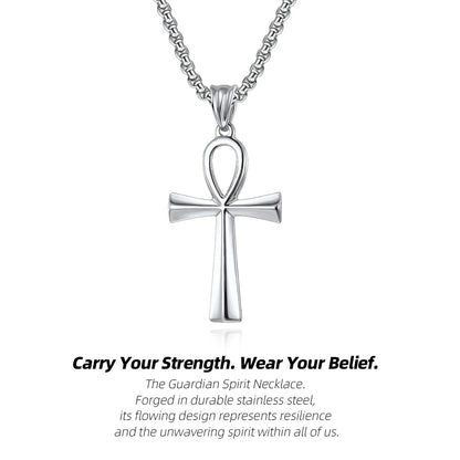 Stainless Steel Cross Necklace | Find Your Center. Embrace Your Faith.