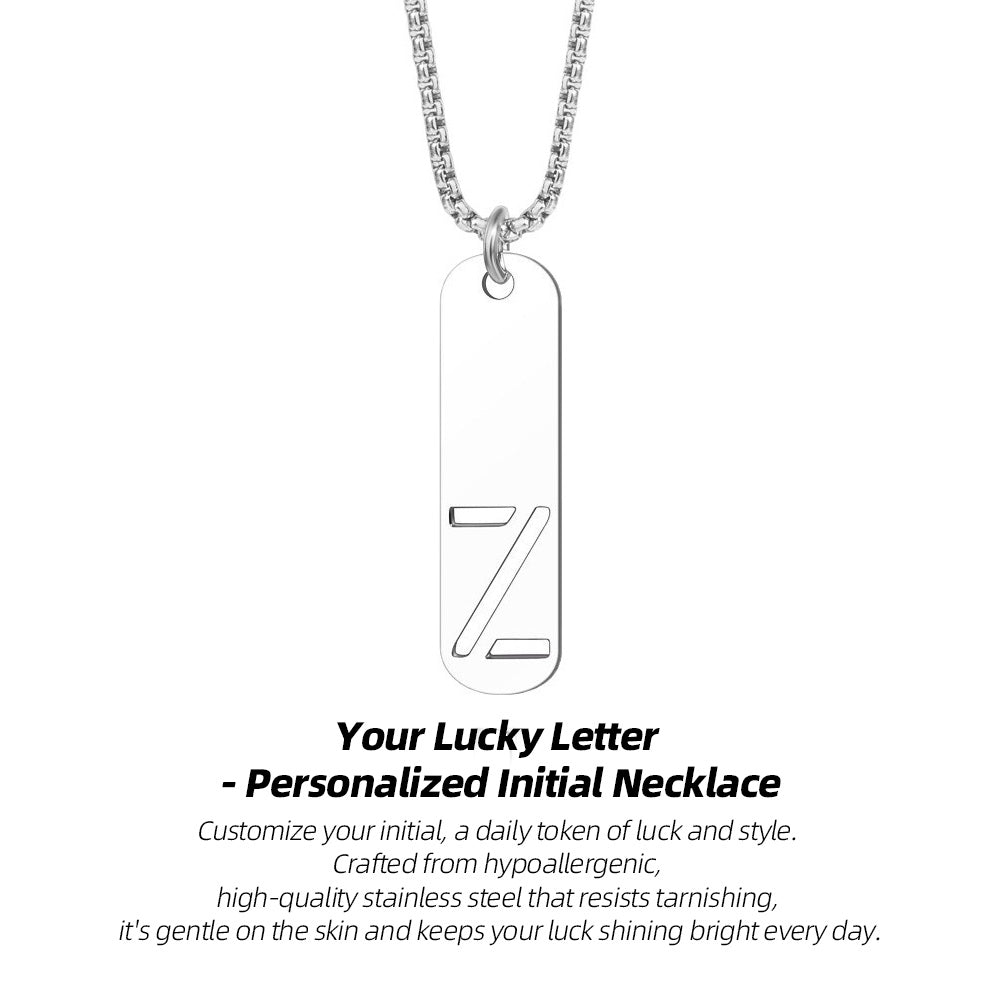 Lucky Letter Necklace-A Symbol Just for You