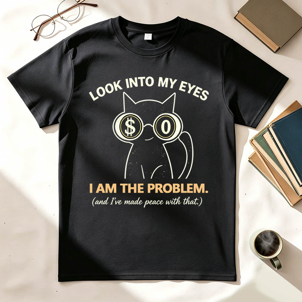 I Am The Problem Cat Vintage Graphic Tee