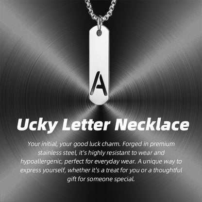 Lucky Letter Necklace-A Symbol Just for You
