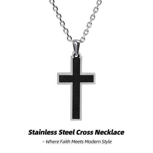 Stainless Steel Cross Necklace – Where Faith Meets Timeless Style