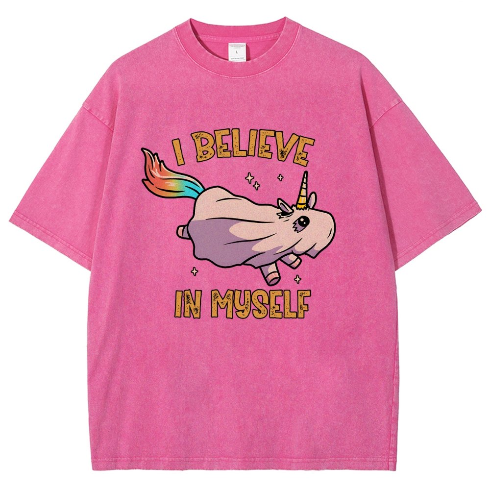 I Believe In Myself Vintage Distressed T-shirt