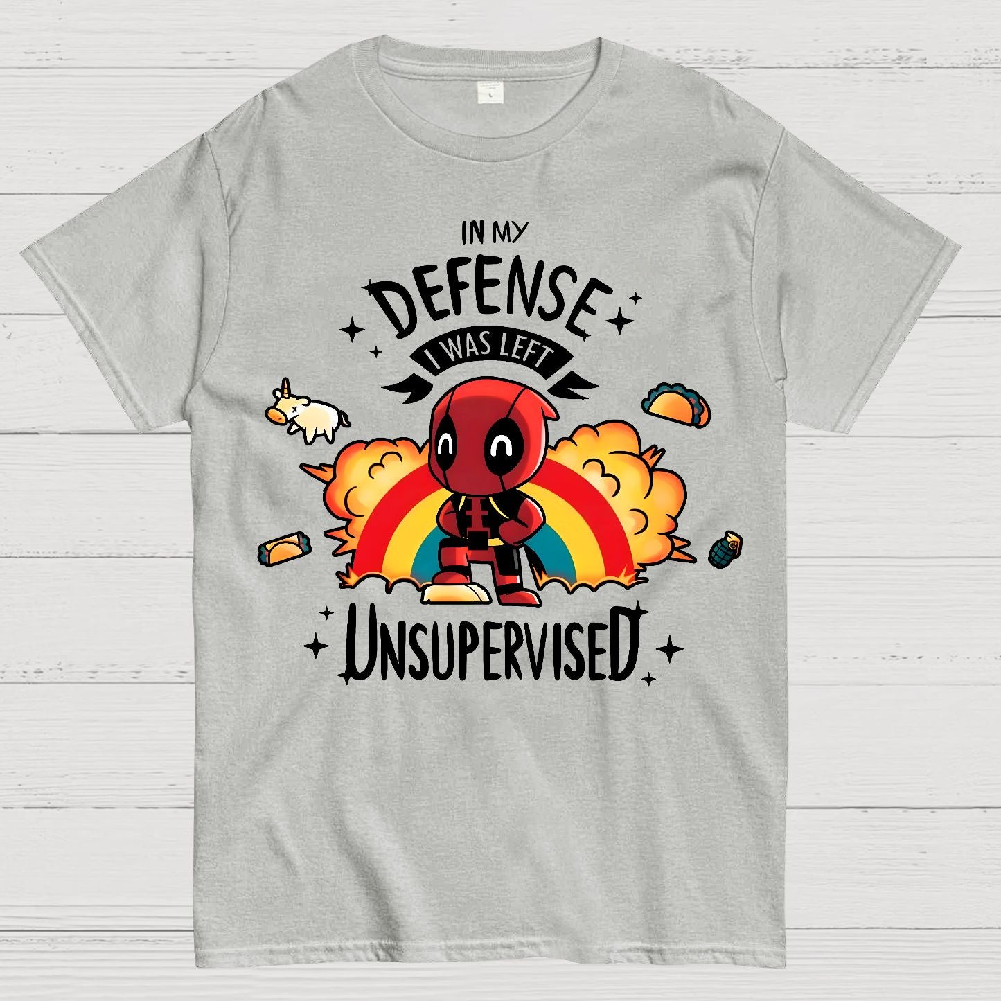 In My Defence  I Was Left Unsupervised. Geek T-Shirt