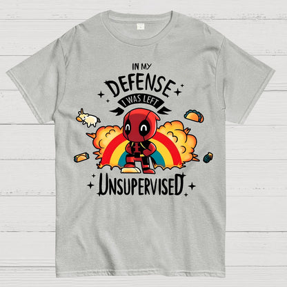 In My Defence  I Was Left Unsupervised. Geek T-Shirt